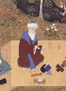 unknow artist The Poet Nizami sits in the highest rank among the great Persian poets of the past Spain oil painting artist
